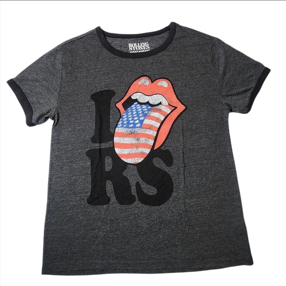 Women's The Rolling Stones T-shirt US Tour 1978 Gray Size XS